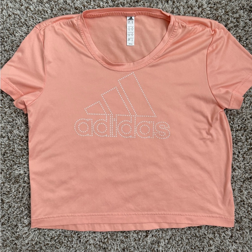 Adidas Pink Crop Top